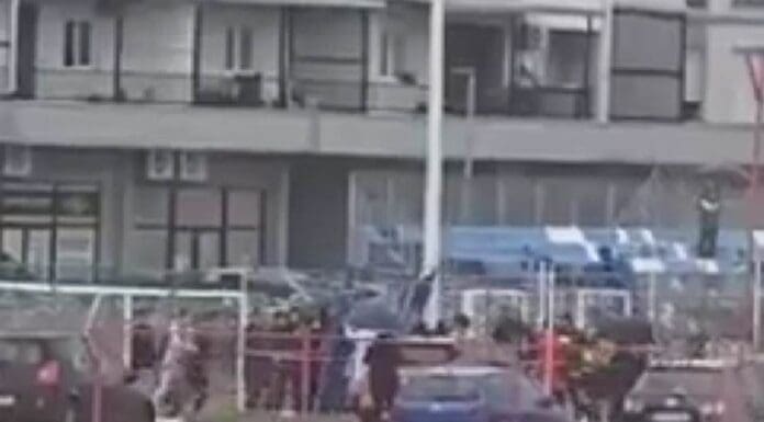 Масовна тепачка на фудбалски меч во Ц.Гора, има и уапсени