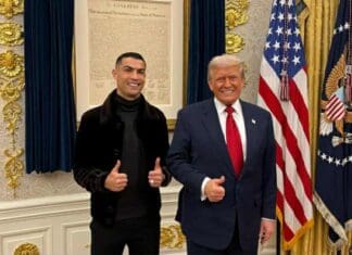 Светот го дочека и ова: Кристијано Роналдо на прием кај Доналд Трамп