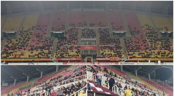 Трибините на Арената се празни: Летонија и за беспари не е атрактивна!