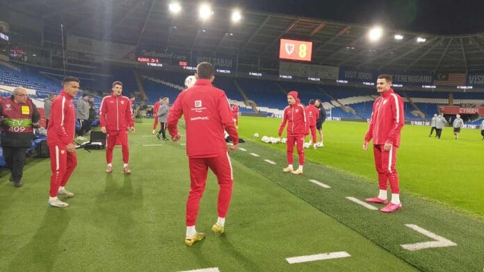 Trening na Kardif Siti