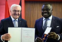 Асамоа во Германија доби „Орден за заслуги“