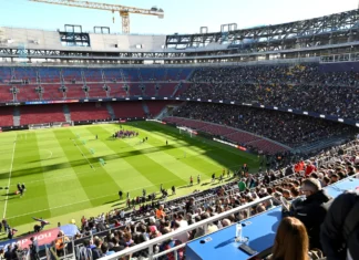 Ноу Камп конечно отворен, Барса одржа тренинг на својот стадион (ВИДЕО)