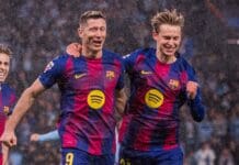 Хет-трик на Левандовски, Барса слави во Виго