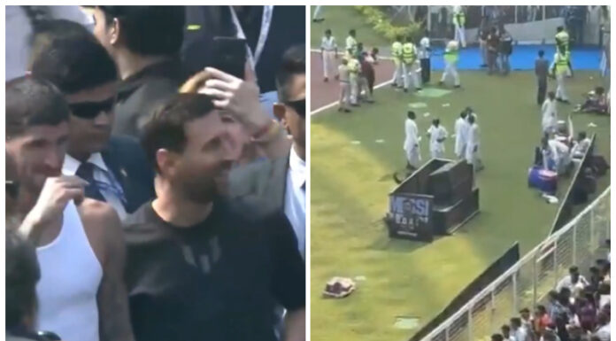 Хаос во Индија: Само што си замина Меси – на теренот летаа шишиња (ВИДЕО)