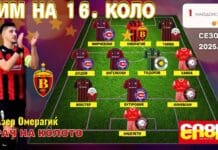 ТИМ И ИГРАЧ НА 16.КОЛО: Нов блесок на Азер Омерагиќ
