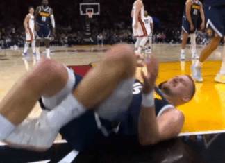 Хорор во Мајами: Никола Јокиќ повреден од соиграч на бизарен начин, се стравува од најлошото (ВИДЕО)