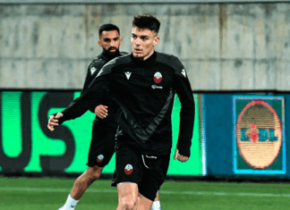 Шкендија оди по историја: Шампионот тренираше на АЕК арената во Ларнака (ФОТО)