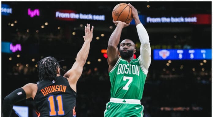 Џејлен Браун испорача нова 40-ка, овој пат ги реши Никси (ВИДЕО)