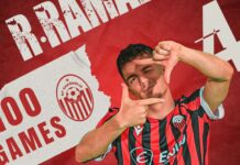 Решат Рамадани со сто настапи за Шкендија