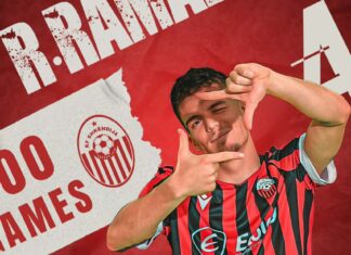 Решат Рамадани со сто настапи за Шкендија