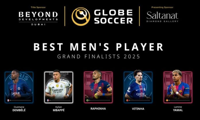globe soccer awards 2025