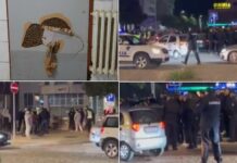 Битолчани тешко прифаќаат пораз: Скршена врата, инциденти во соблекувалните, но и на улиците на Охрид (ФОТО+ВИДЕО)