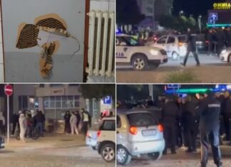 Битолчани тешко прифаќаат пораз: Скршена врата, инциденти во соблекувалните, но и на улиците на Охрид (ФОТО+ВИДЕО)