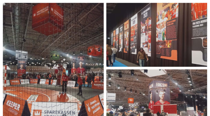 Данците се вистински фанатици за ракомет: Фан-зоната е како свемирски брод (ФОТО)