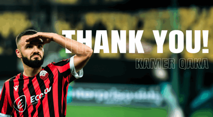 Шкендија му се заблагодари на косовскиот фудбалер