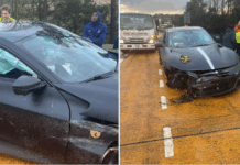 Фудбалери на Тотенхем имале собраќајна несреќа пред мечот со Ајнтрахт