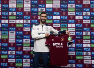 Вест Хем се пофали со Валентин Кастељанос