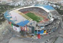 Бура го уништи стадионот на кој се играа натпревари на Евро 2024 (ФОТО)