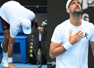 Ноле бурно поздравен на првиот тренинг во Мелбурн, сите ја чекаат 100. победа (ВИДЕО)