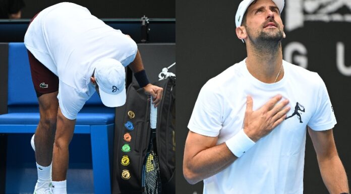 Ноле бурно поздравен на првиот тренинг во Мелбурн, сите ја чекаат 100. победа (ВИДЕО)