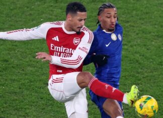 Арсенал со гол во 97. минута го потврди местото во финалето на Карабао Купот