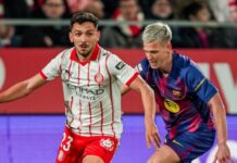 Храбрата Џирона ја порази Барса, Реал е нов лидер во Примера