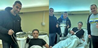 МЗТ Скопје посети фан во болница и му подари златен медал (ФОТО+ВИДЕО)