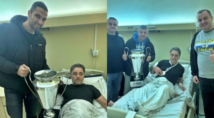 МЗТ Скопје посети фан во болница и му подари златен медал (ФОТО+ВИДЕО)
