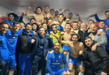 Историско полуфинале: ГФК Охрид со победничко селфи од Скопје!