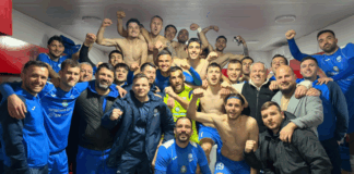 Историско полуфинале: ГФК Охрид со победничко селфи од Скопје!