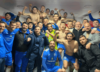 Историско полуфинале: ГФК Охрид со победничко селфи од Скопје!