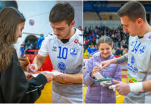 Ракометарите на Алкалоид во Охрид делеа автограми на најискрените фанови (ФОТО)