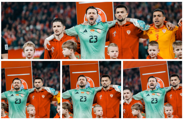 Погледнете со какви емоции Столе ја пее химната (ФОТО)