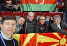 Кошаркарите во Баку имаат „фудбалска“ поддршка! (ФОТО)