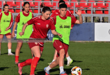 Фудбалерките посакуваат победа на стартот од квалификациите!