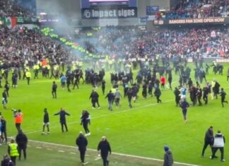 Миовски на клупа, Ренџерс поразен на пенали, навивачите приредија хаос (ВИДЕО)