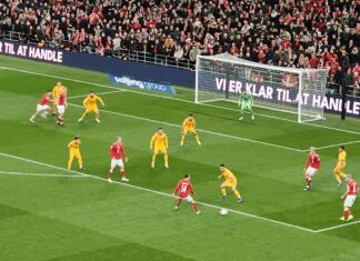 Полувреме во Копенхаген: Димитриевски брани одлично, Македонија има 0:0 против Данска