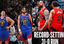 Јокиќ ги среди и „воините“, Торонто направи историска серија од 31:0 против Орландо