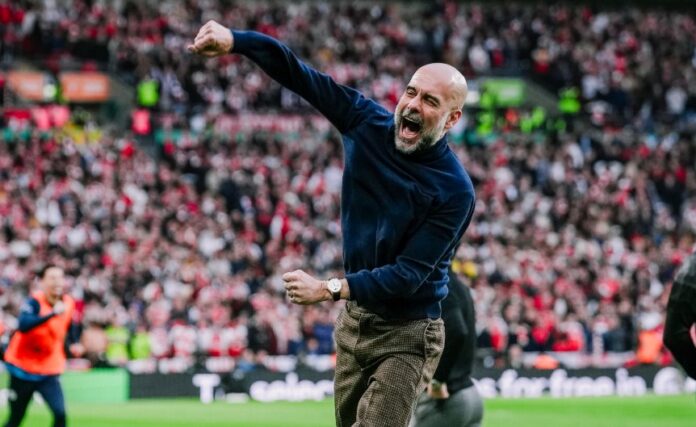 pep gvardiola proslava liga kup