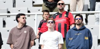 ФОТО: Ракометари на Вардар на трибини го следат 102-то градско дерби