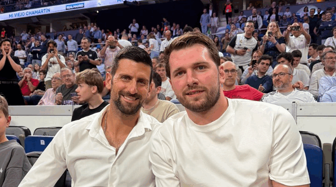 Новак и Лука заедно го следат мечот Реал – Ц.Звезда!(ФОТО+ВИДЕО)