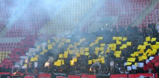 Казна за Вардар од 17.000 евра поради пиротехниката на мечот со Шкендија