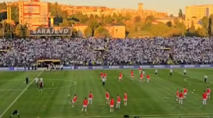 Полн стадион и прекрасна атмосфера…. „Кошево“ ја дочека Македонија со „Љиљани“ од Халид Бесли