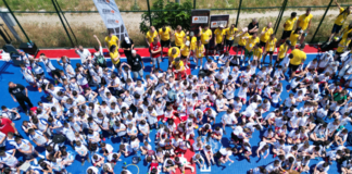 Кулминација на Европската минибаскет конвенција – детски кошаркарски фестивал на Кејот на реката Вардар (ФОТО)