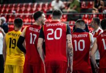 Одбојкарите дојдоа до трета победа: Косово се закани само во еден сет