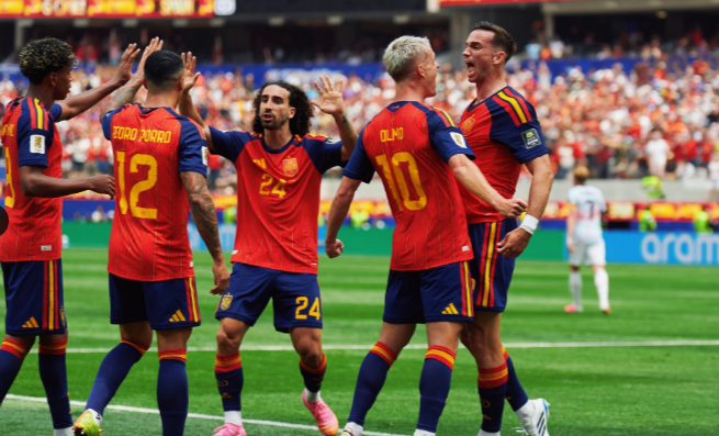 Spanija so Belgija poluvreme