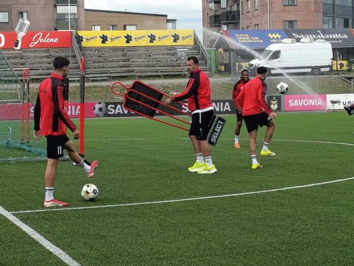 Vardar trening vo Kuopio