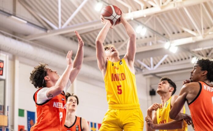 mkd holandija u20 kosarka