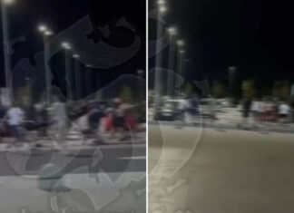 „Бед Блу Бојс“ и „Торцида“ се пресметаа на аеродромот во Загреб (ВИДЕО)