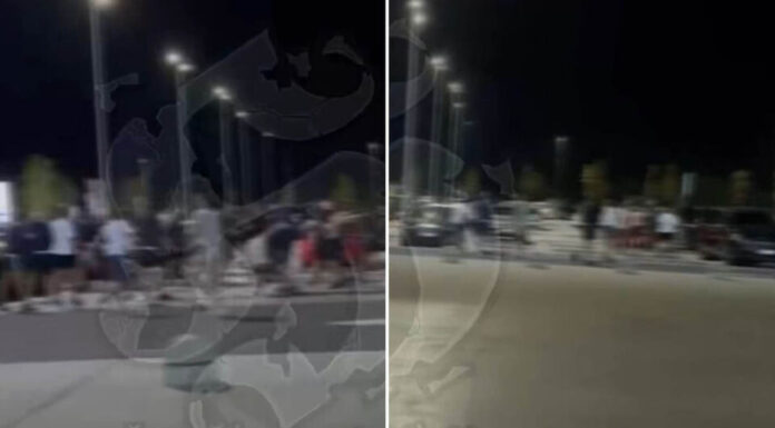 „Бед Блу Бојс“ и „Торцида“ се пресметаа на аеродромот во Загреб (ВИДЕО)